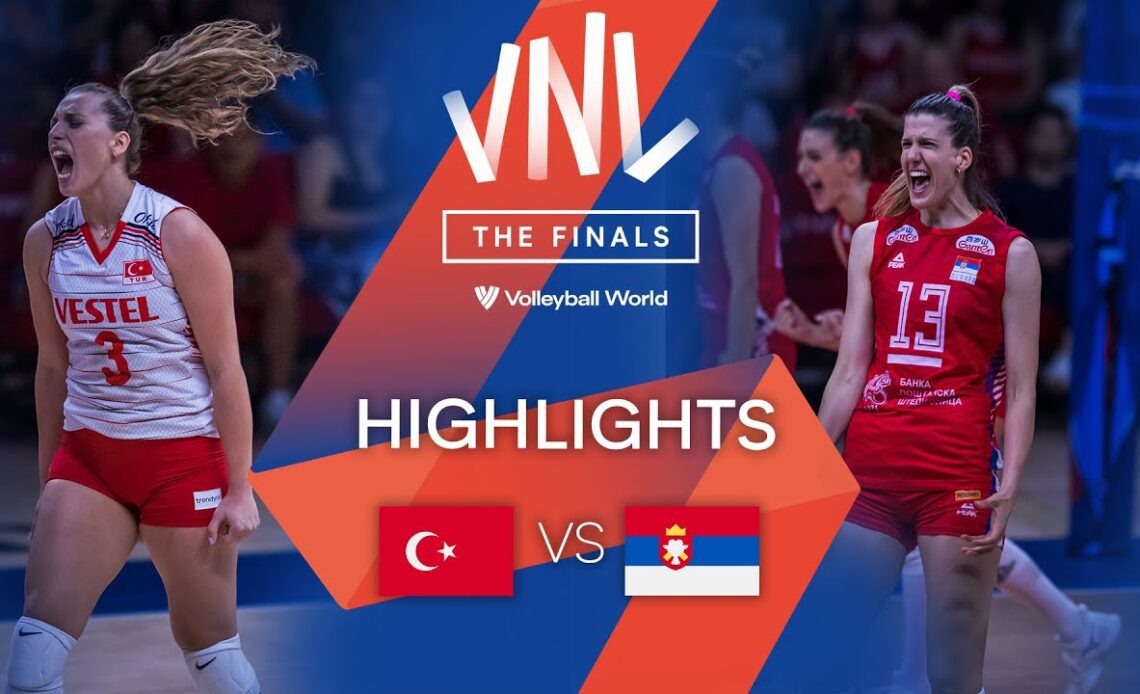 🇹🇷 TÜR vs. 🇷🇸 SRB - Highlights Final 3-4 | Women's VNL 2022