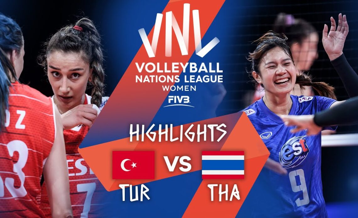 TUR vs. THA - Highlights Week 3 | Women's VNL 2021