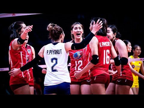 Thailand's EPIC VICTORY against China Volleyball VNL 2022 | Best SPIKES