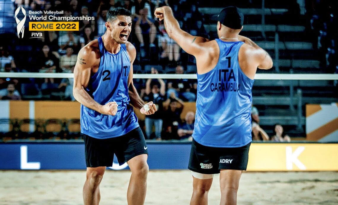 The Best Are In Rome: Carambula & Rossi 🇮🇹 | Beach Volleyball World Championships 2022