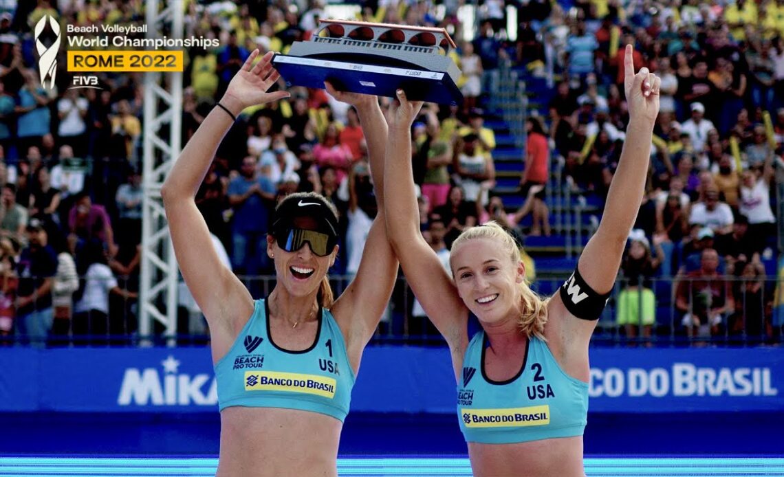 The Best Are In Rome: Kolinske & Hughes (USA) | Beach Volleyball World Championships 2022