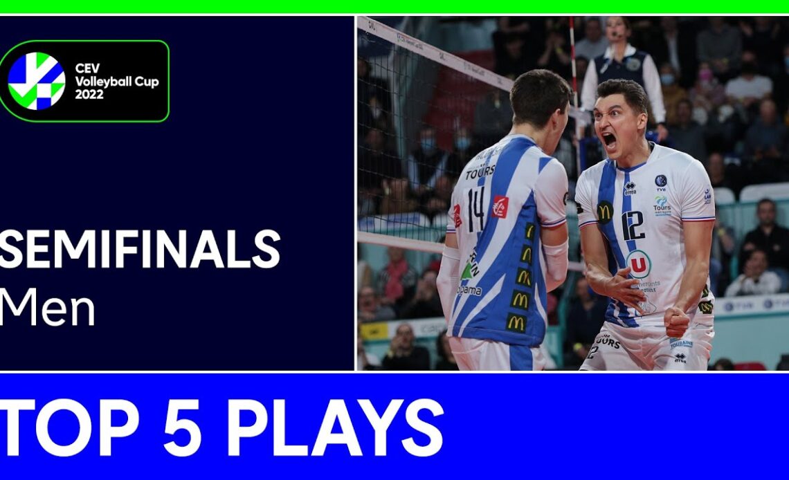 Top 5 Plays Semifinals - #CEVCupM