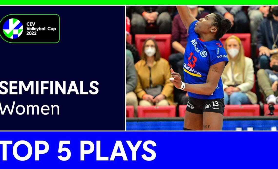 Top 5 Plays Semifinals - #CEVCupW