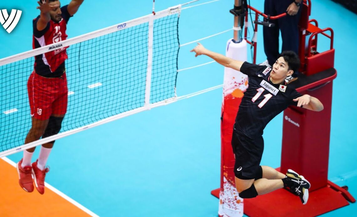 Top Spikes by Yuji Nishida 西田 有志! | Monster of Vertical Jump | Volleyball World Cup 2019