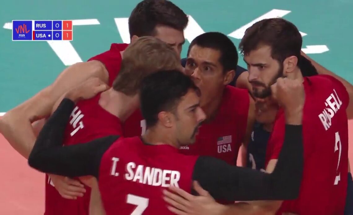 U.S. Men Fall to Russia in 2019 VNL Gold Medal Match