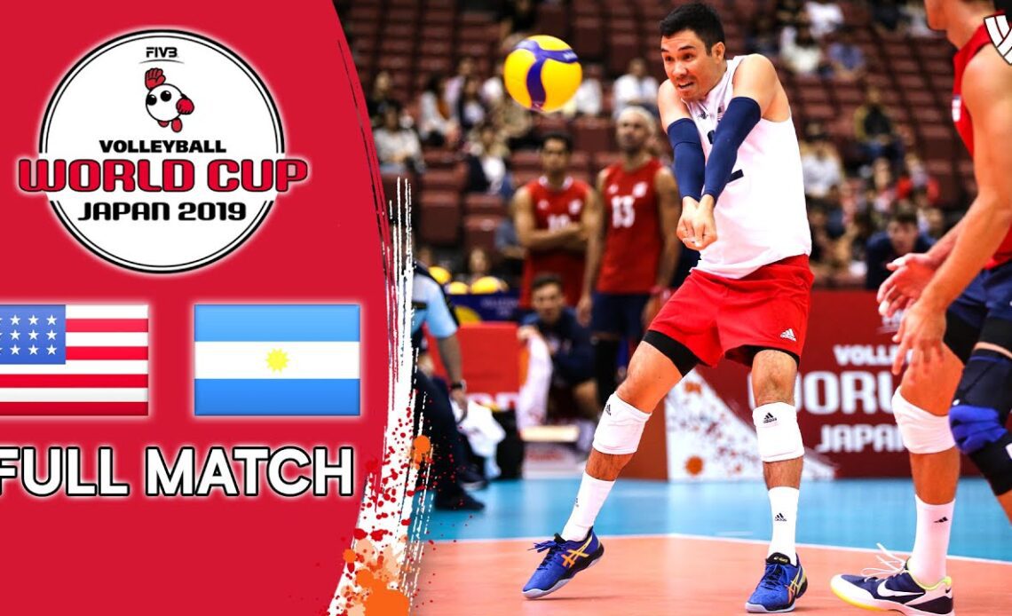 USA 🆚  Argentina - Full Match | Men’s Volleyball World Cup 2019