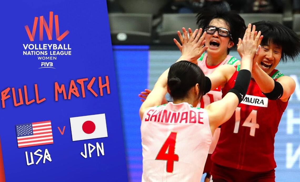 USA 🆚 Japan - Full Match | Women’s Volleyball Nations League 2019
