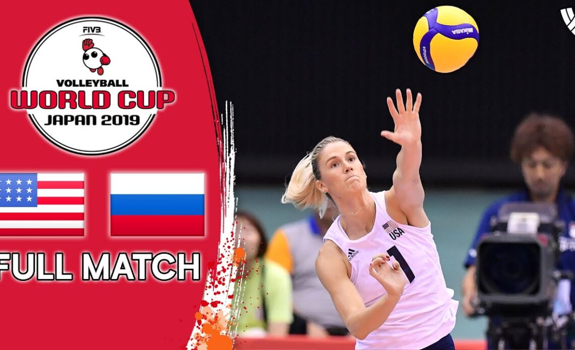 USA 🆚 Russia - Full Match | Women’s Volleyball World Cup 2019