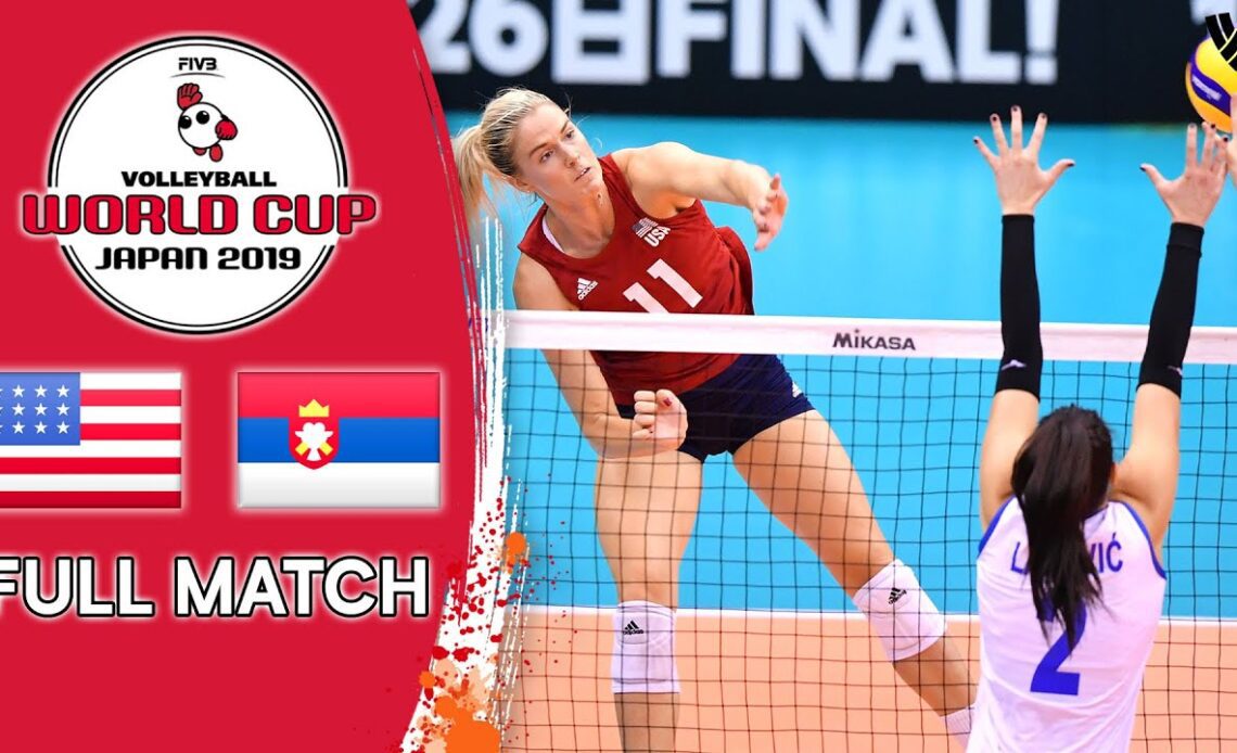 USA 🆚 Serbia - Full Match | Women’s Volleyball World Cup 2019