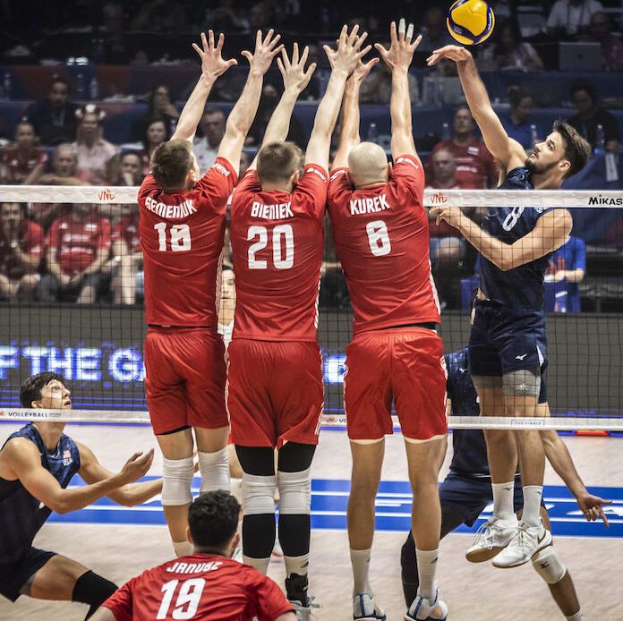 USA sweeps Poland and plays France for Volleyball Nations League title