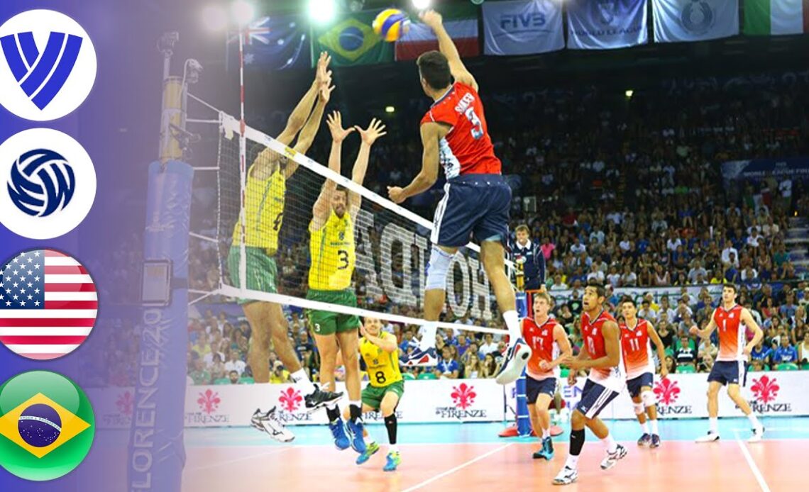 USA vs. Brazil - FULL FINAL | Men's Volleyball World League 2014
