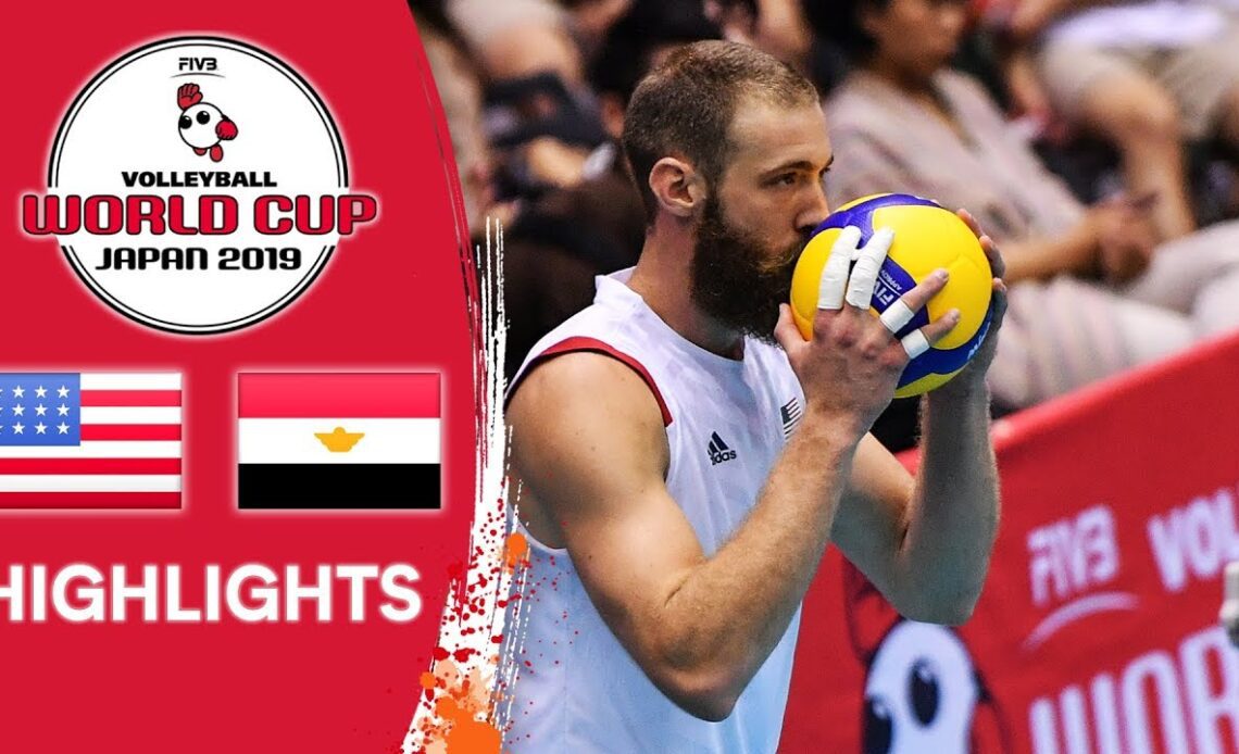 USA vs. EGYPT - Highlights | Men's Volleyball World Cup 2019