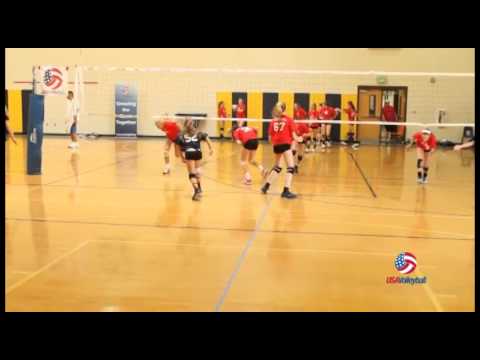 USAV Drill Video Monarch of the Court