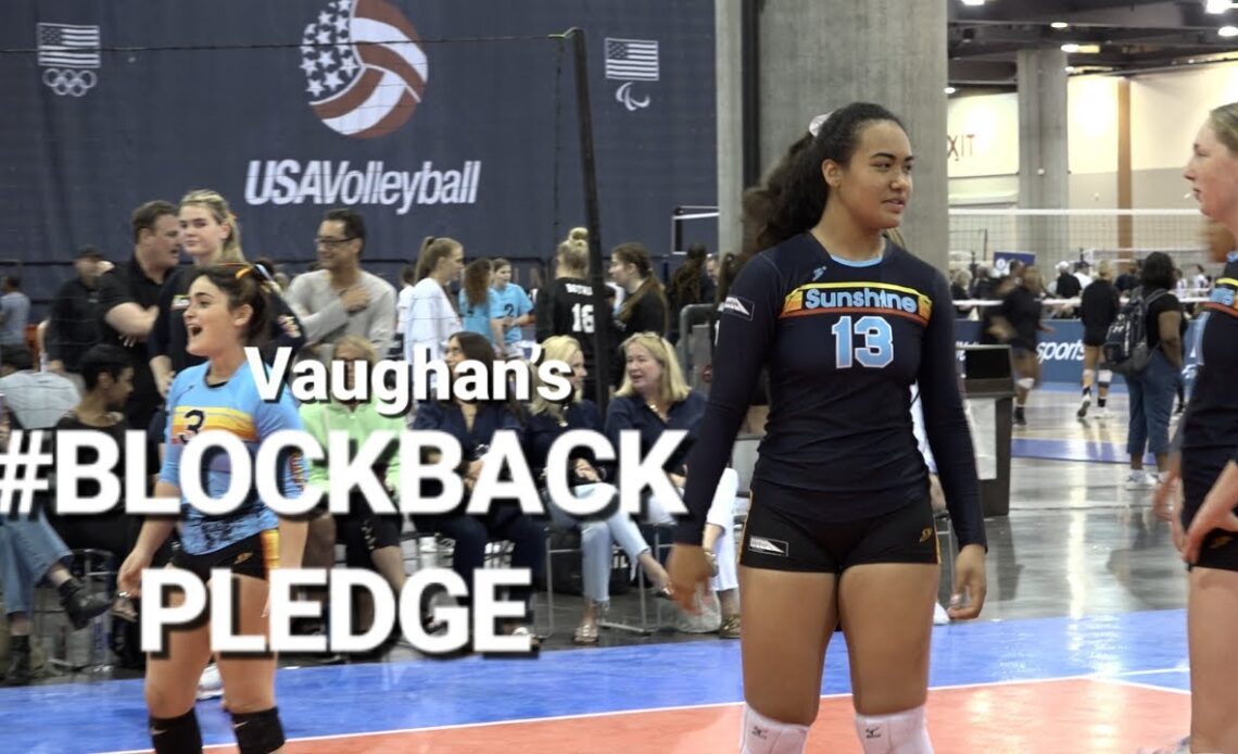 Vaughan Anoa'i | Block Back Pledge
