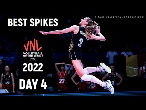 Volleyball Highlights VNL 2022 DAY 4 - Best Volleyball SPIKES