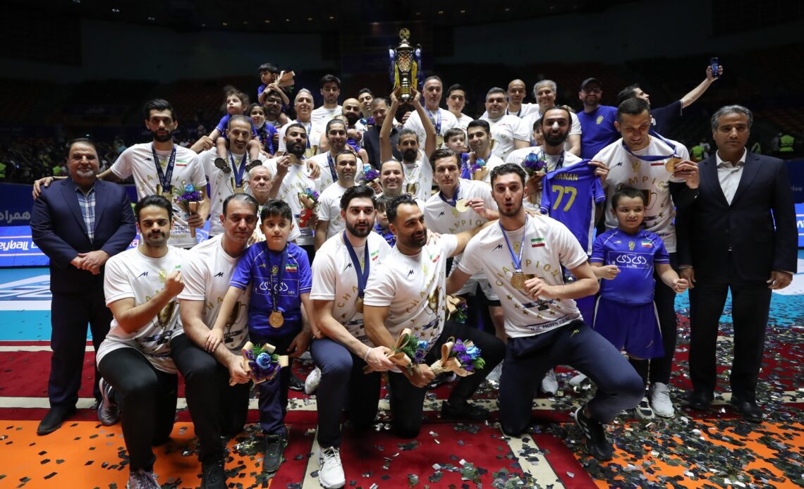WorldofVolley :: ACCH M: Paykan rule Asia – MVP Marouf & Co. go from 0-2 to 3-2 against Suntory to make 10,000 fans erupt with joy