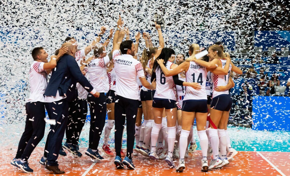 WorldofVolley :: Croatia Women achieve historic success by earning place in 2023 VNL