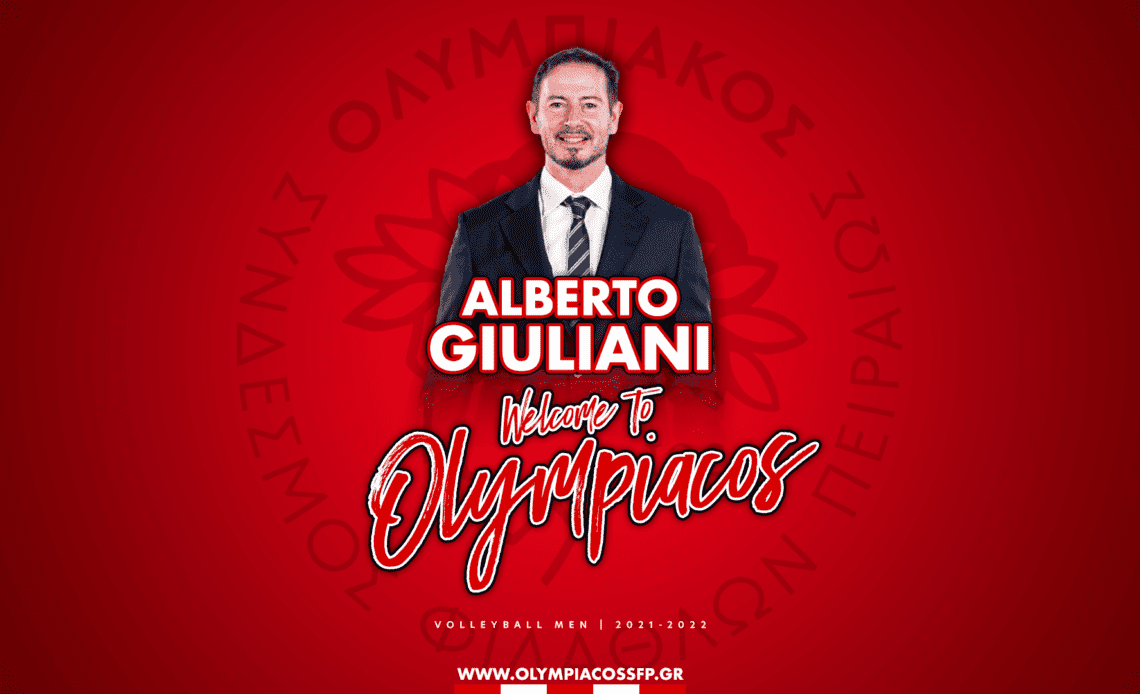 WorldofVolley :: GRE M: Alberto Giuliani is the new coach of Olympiacos