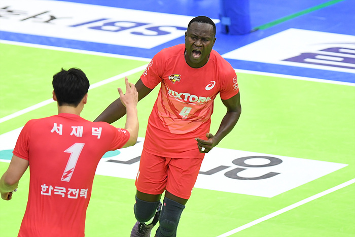 WorldofVolley :: KOR M: Great performance of Okello - KEPCO at the top of the standings