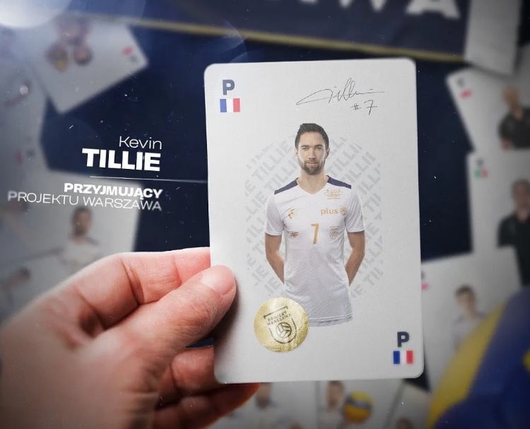 WorldofVolley :: POL M: Project Warszawa reveal a new card - Kevin Tillie!