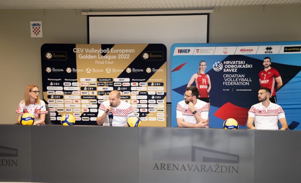 WorldofVolley :: Press conference ahead of CEV European Golden League Final Four in Varaždin