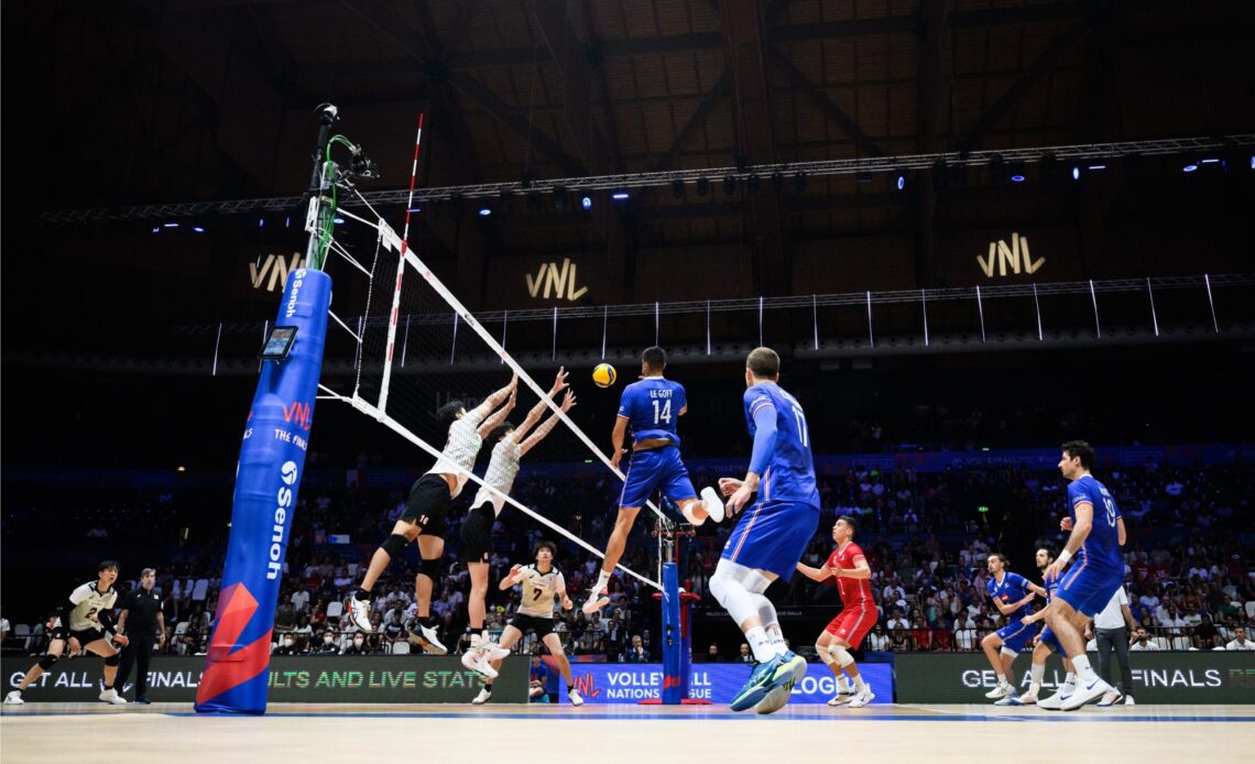 WorldofVolley :: VNL M: France storms to semi-finals
