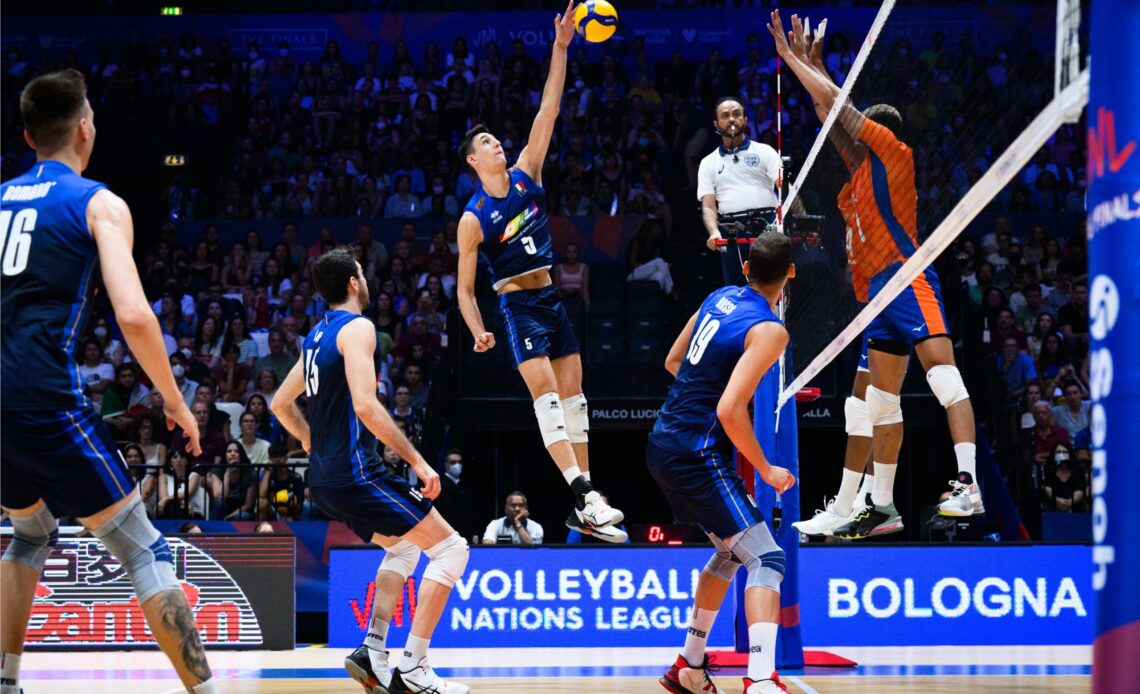 WorldofVolley :: VNL M: Hosts successful at start of F8 – Italy overleaps Netherlands to go to semis