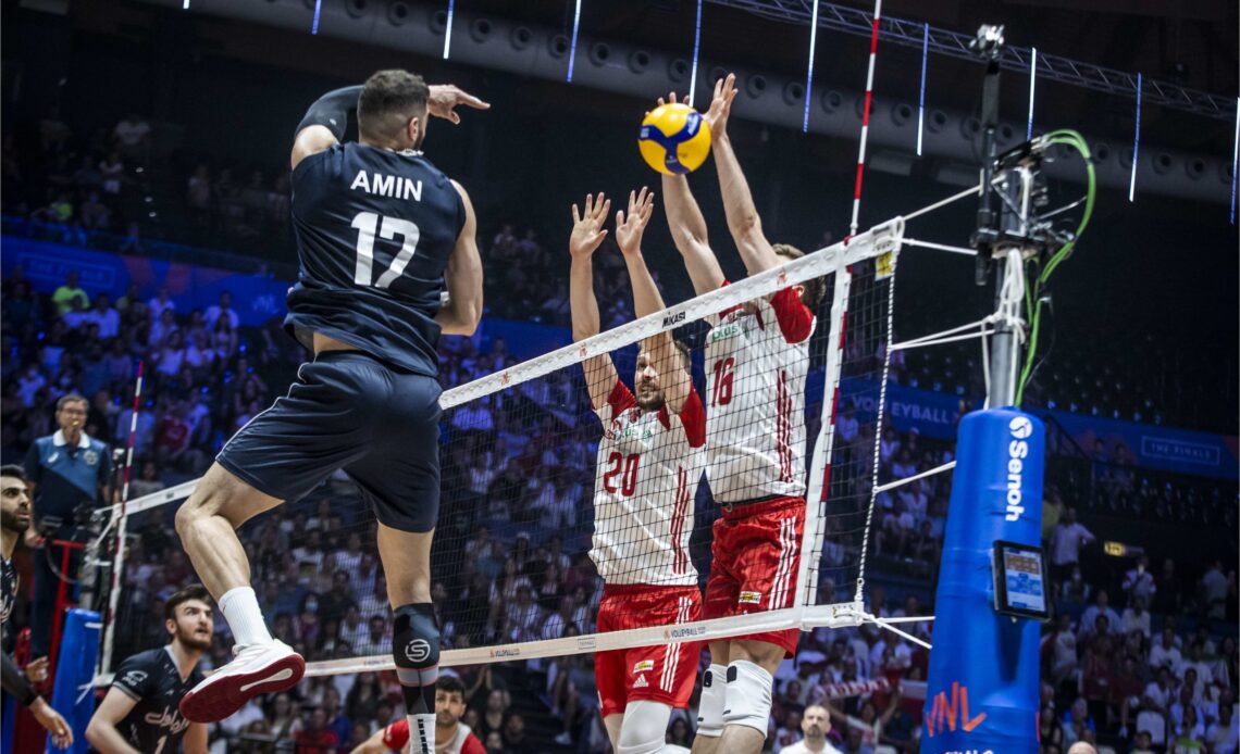 WorldofVolley :: VNL M: Iran commits 39 errors and succumbs to Poland who goes to semis