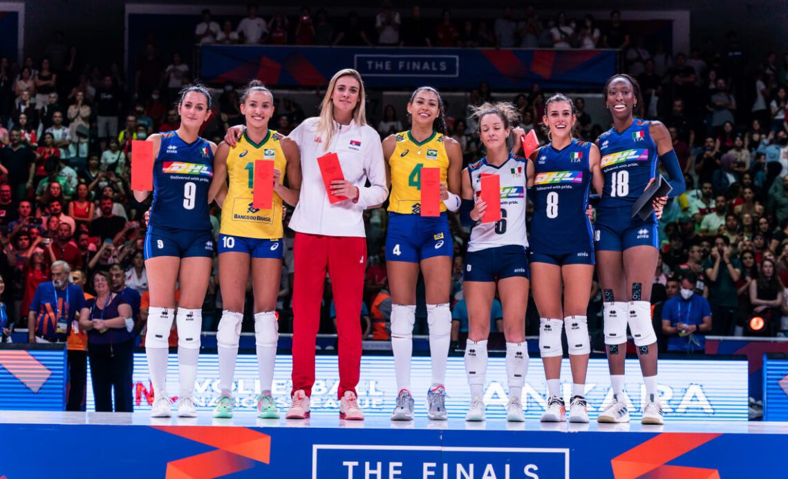 WorldofVolley :: VNL W: Paola Egonu MVP, four Italian players in Dream Team