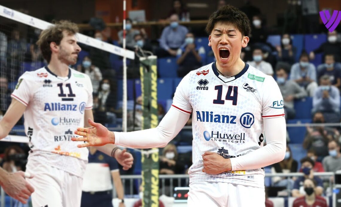 Yuki Ishikawa 石川祐希 was on FIRE vs. Volley Monza!🔥 | Highlights Men's SuperLega 🇮🇹