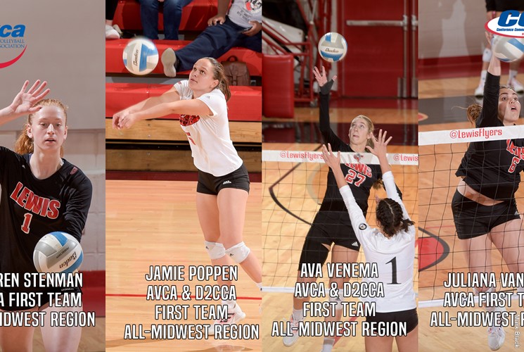 19th Ranked Flyers Have Four Players Earn All-Region Accolades