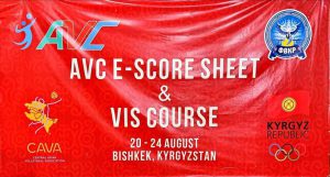 AVC E-SCORESHEET & VIS COURSE UNDER WAY IN KYRGYZSTAN