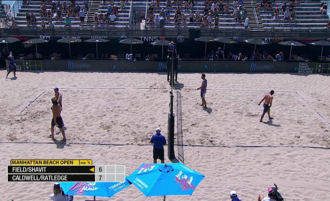 AVP MBO 2022 | Caldwell/Ratledge vs. F. Field/Shavit | Stadium Court | Gold Series