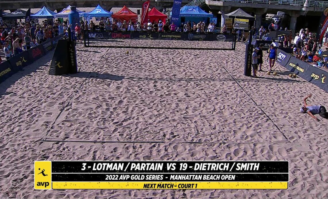 AVP MBO 2022 | Lotman/Partain vs. Dietrich/Smith | Court 1 | Gold Series