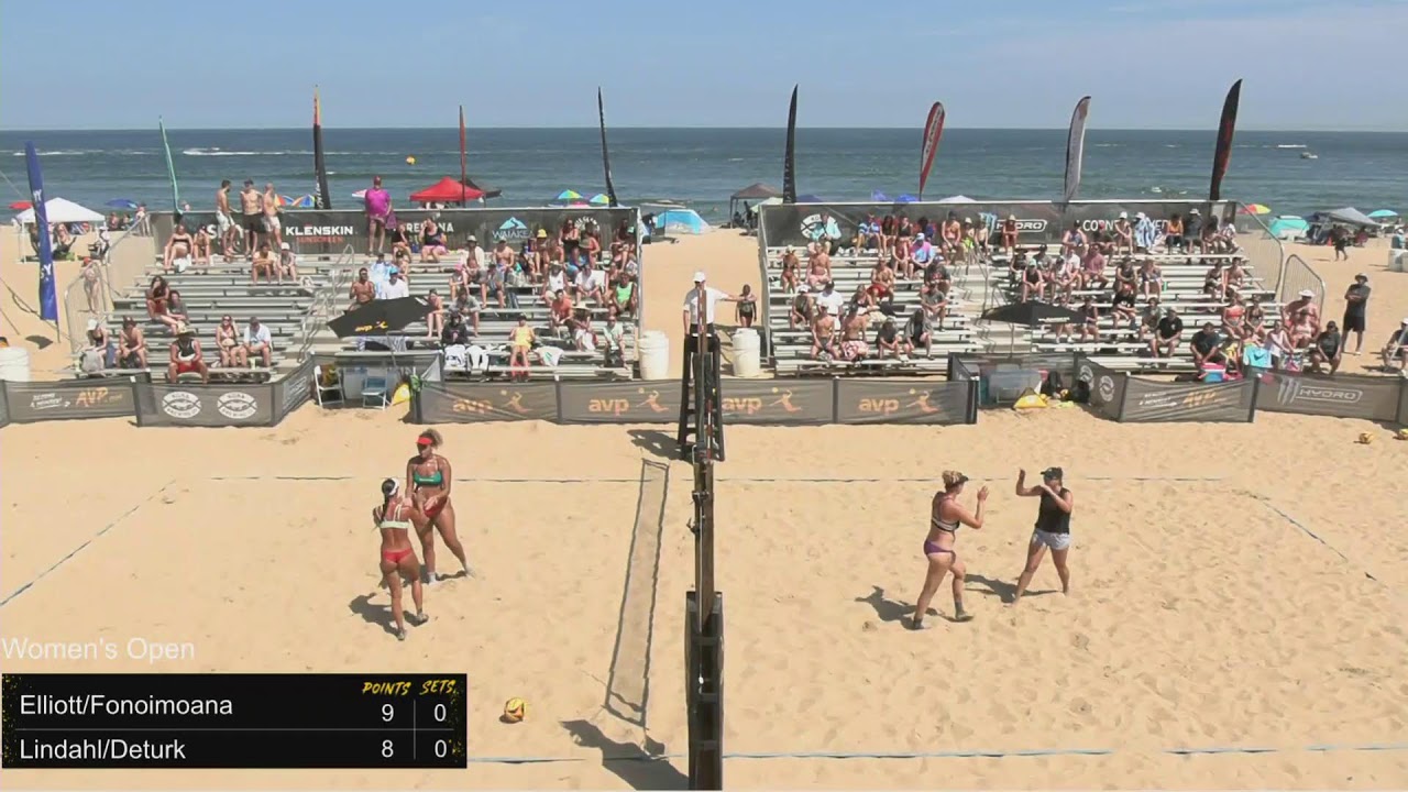 AVP Virginia Beach Open Elliott/Fonoimoana VS Lindahl/Deturk