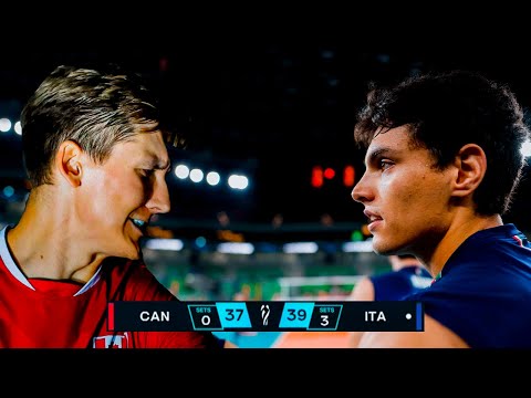 Amazing Battle in the 3rd Set | Canada vs Italy | Fantastic Long Set at the World Championship 2022
