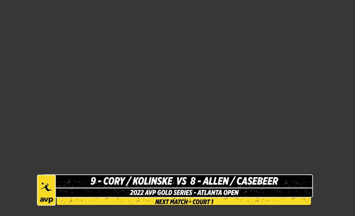 Atlanta Open 2022 | Casebeer/Allen vs. Cory/Kolinske | Court 1 | Gold Series