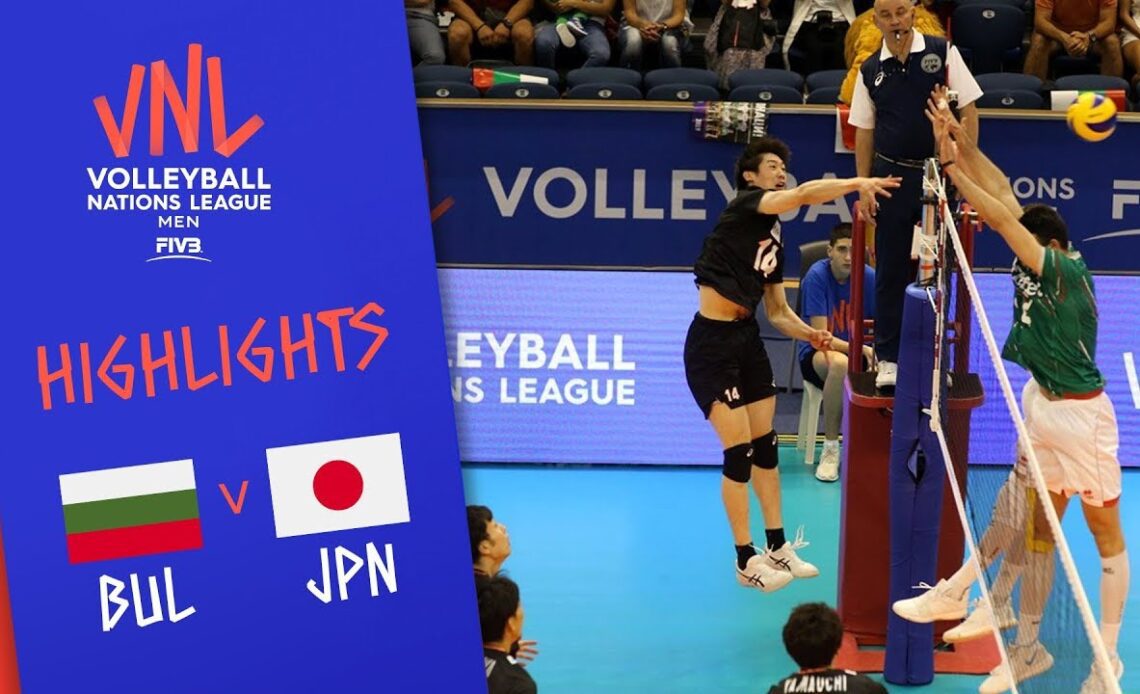BULGARIA vs. JAPAN - Highlights Men | Week 3 | Volleyball Nations League 2019