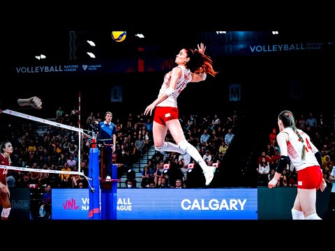 Best Volleyball Actions by Tuğba Şenoğlu | VNL 2022 (HD)