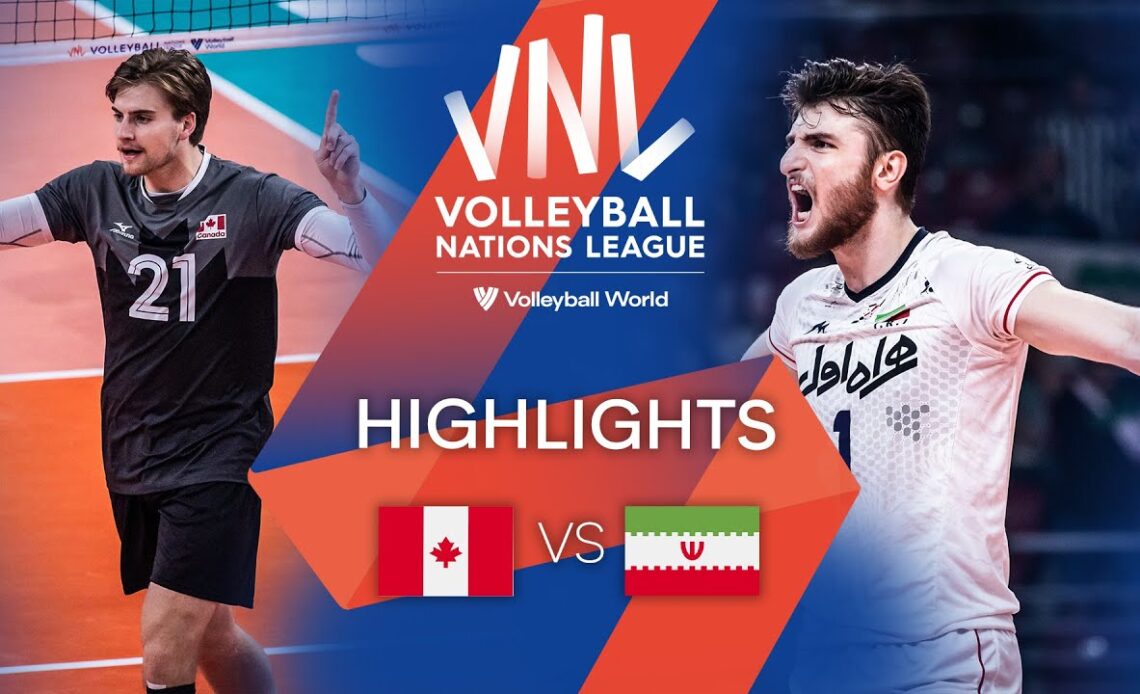 🇨🇦 CAN vs. 🇮🇷 IRI - Highlights Week 2 | Men's VNL 2022
