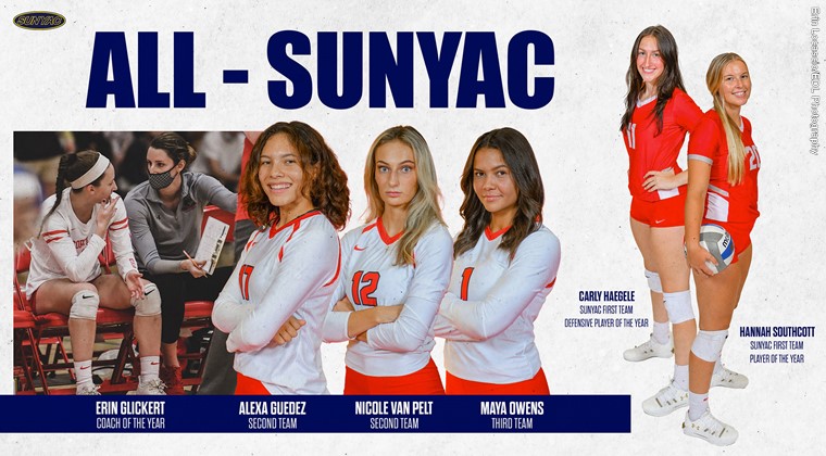 Cortland Volleyball Earns SUNYAC's Top Player, Defensive and Coaching Awards