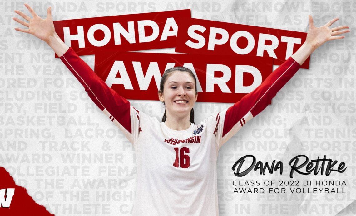 Dana Rettke receives Honda Award for volleyball