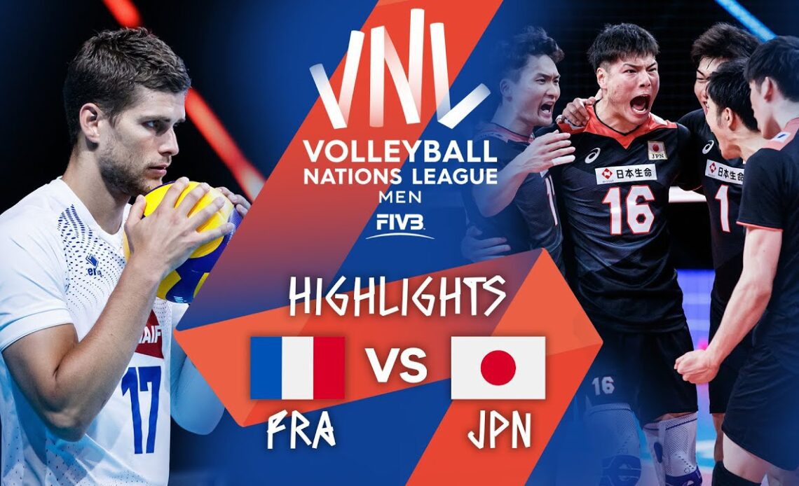 FRA vs. JPN - Highlights Week 2 | Men's VNL 2021