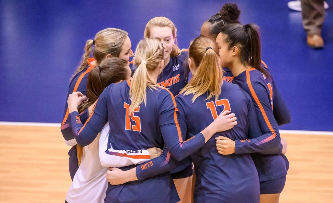 VB - Illini Huddle vs. Wisconsin