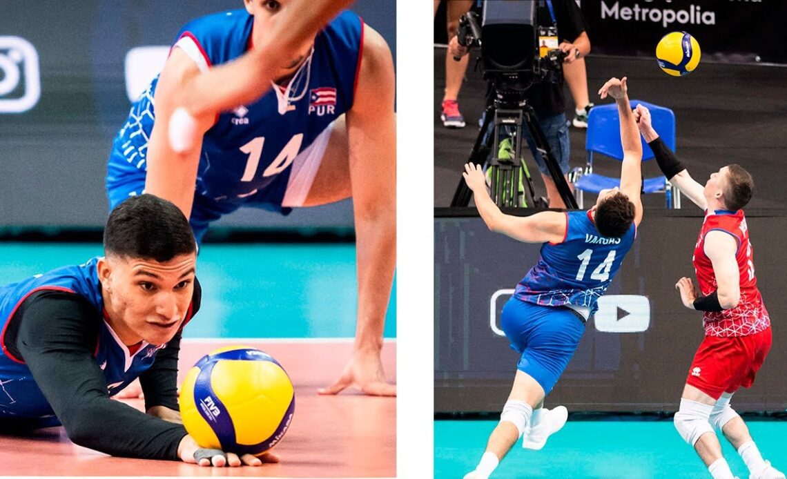 Incredible Volleyball Action on the Second Day of the Championship | Acrobatic Foot Saves | MWC 2022