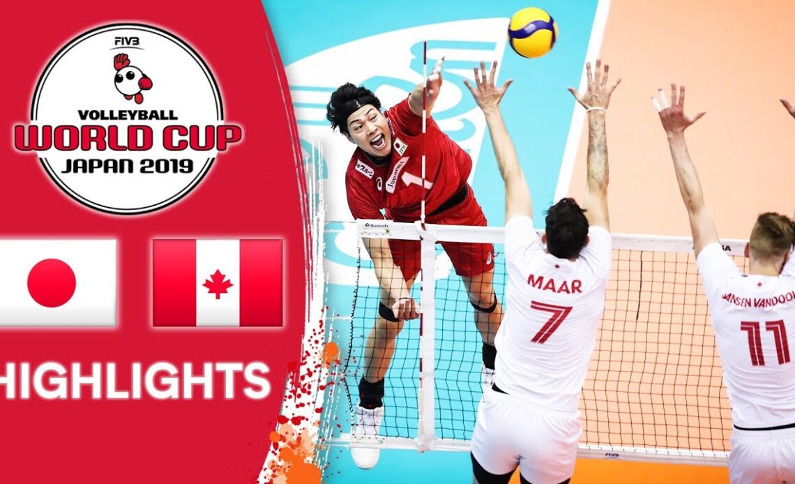 JAPAN vs. CANADA - Highlights | Men's Volleyball World Cup 2019