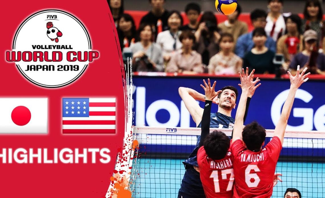JAPAN vs. USA - Highlights | Men's Volleyball World Cup 2019