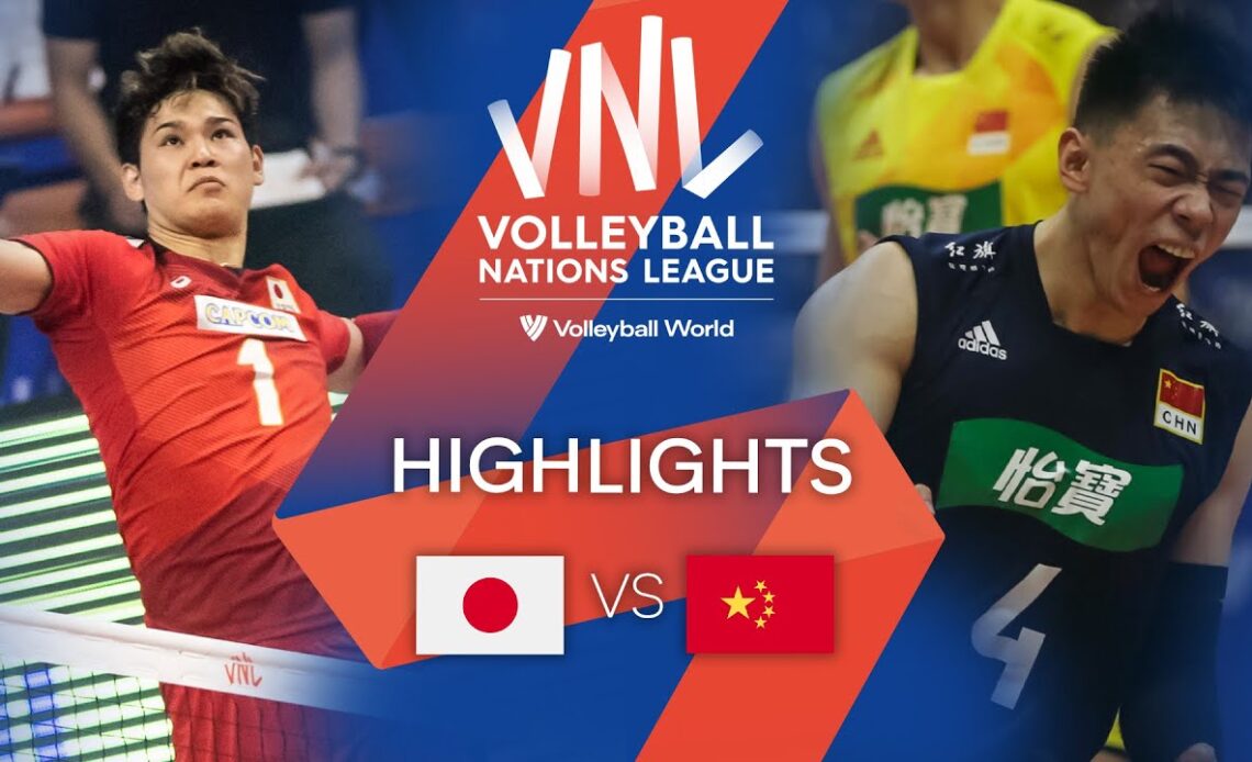 🇯🇵 JPN vs. 🇨🇳 CHN - Highlights Week 1 | Men's VNL 2022