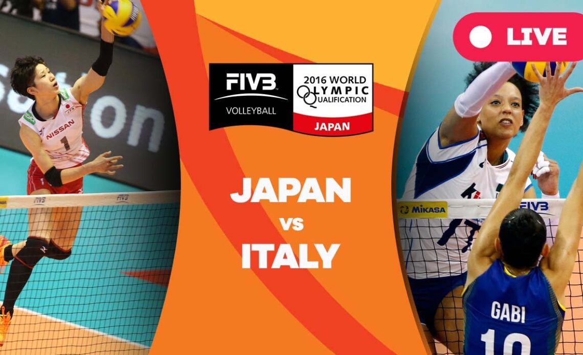Japan v Italy - 2016 Women's World Olympic Qualification Tournament