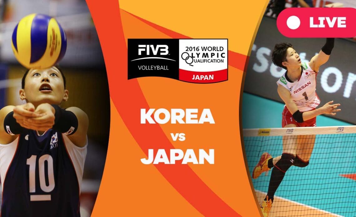 Korea v Japan - 2016 Women's World Olympic Qualification Tournament